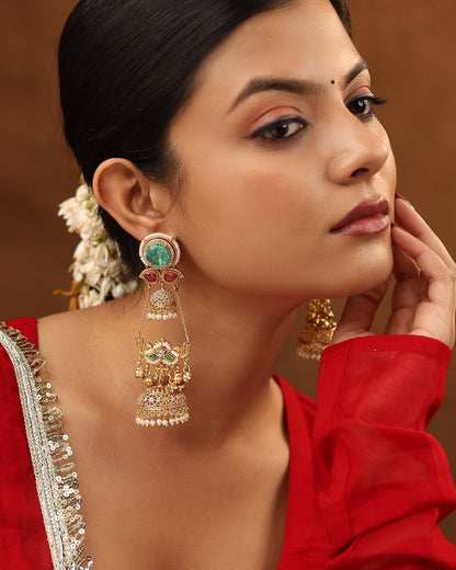SEESHMALA PREMIUM GOLD JHUMKI