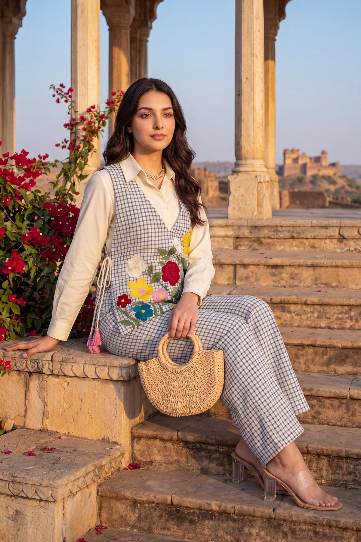 SHEFALI FLORAL PATCHWORK CO-ORD SET
