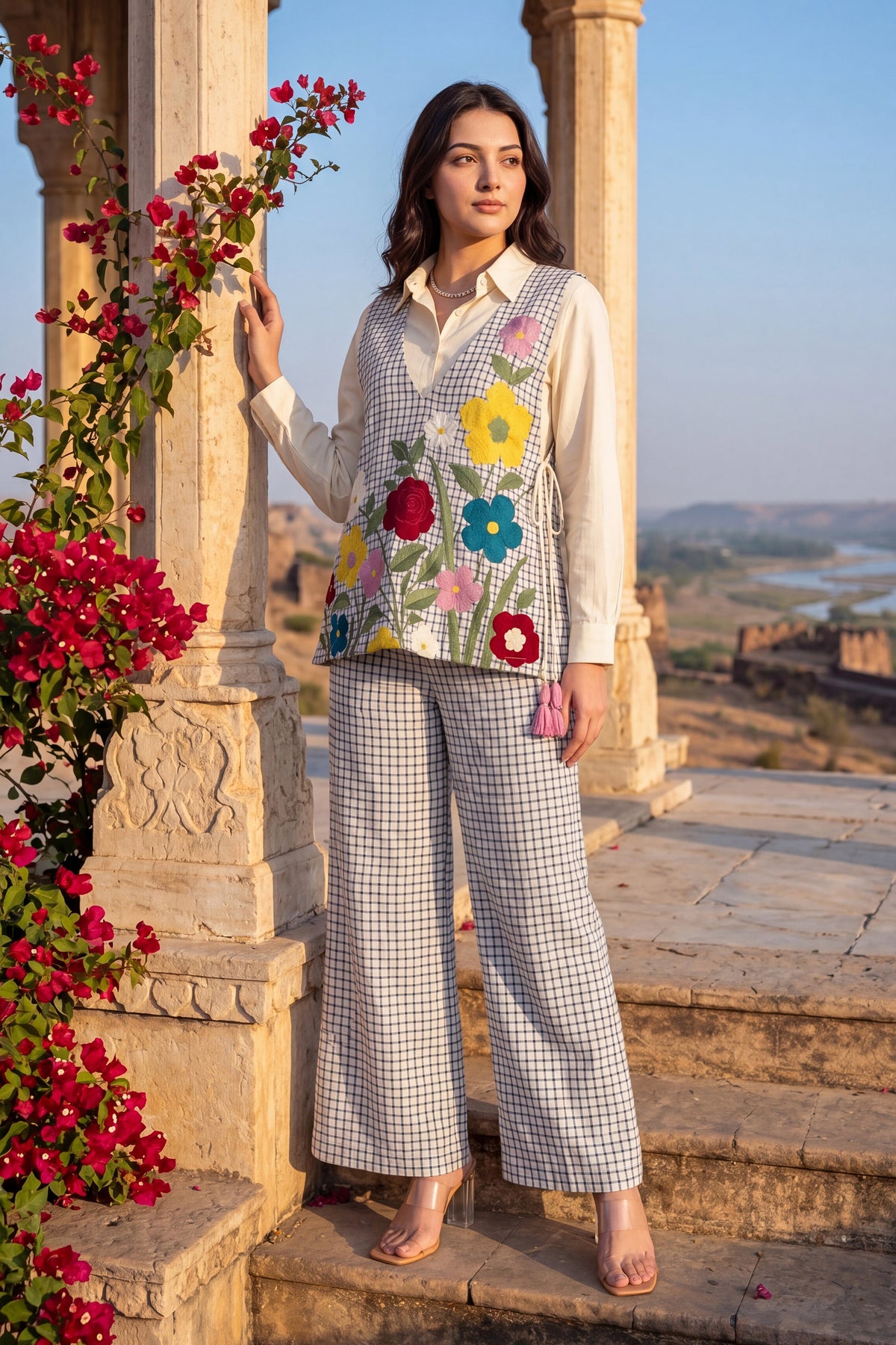 SHEFALI FLORAL PATCHWORK CO-ORD SET