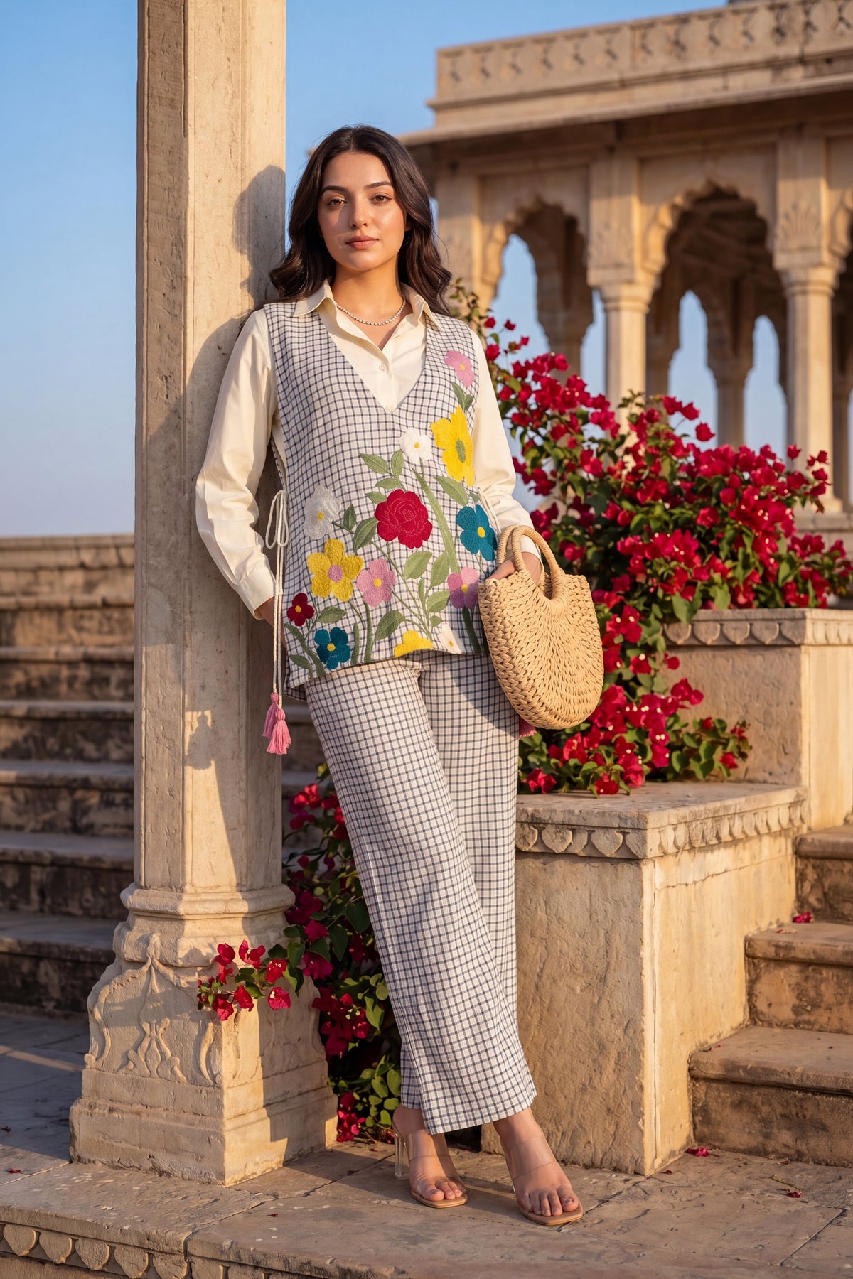 SHEFALI FLORAL PATCHWORK CO-ORD SET