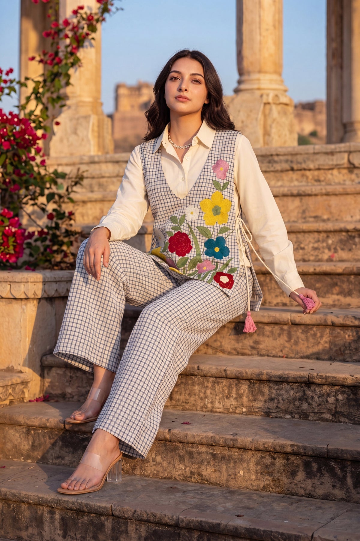 SHEFALI FLORAL PATCHWORK CO-ORD SET