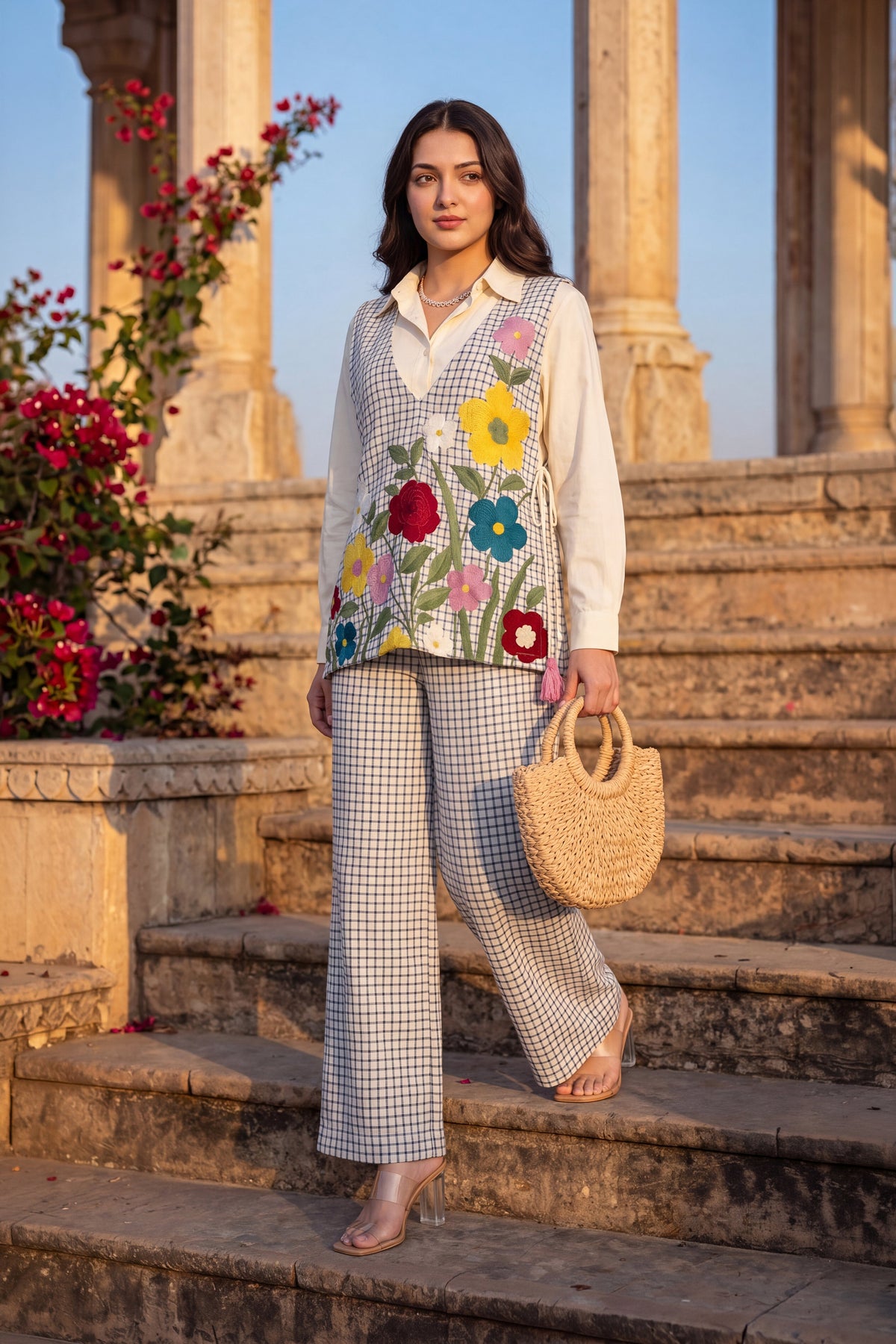 SHEFALI FLORAL PATCHWORK CO-ORD SET