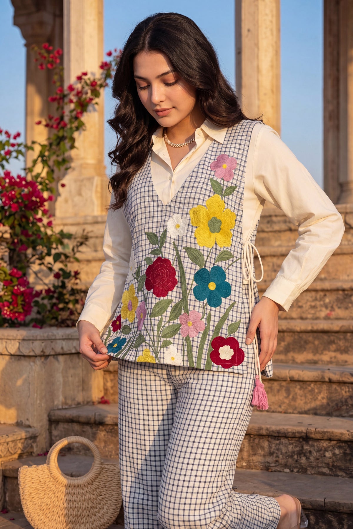 SHEFALI FLORAL PATCHWORK CO-ORD SET