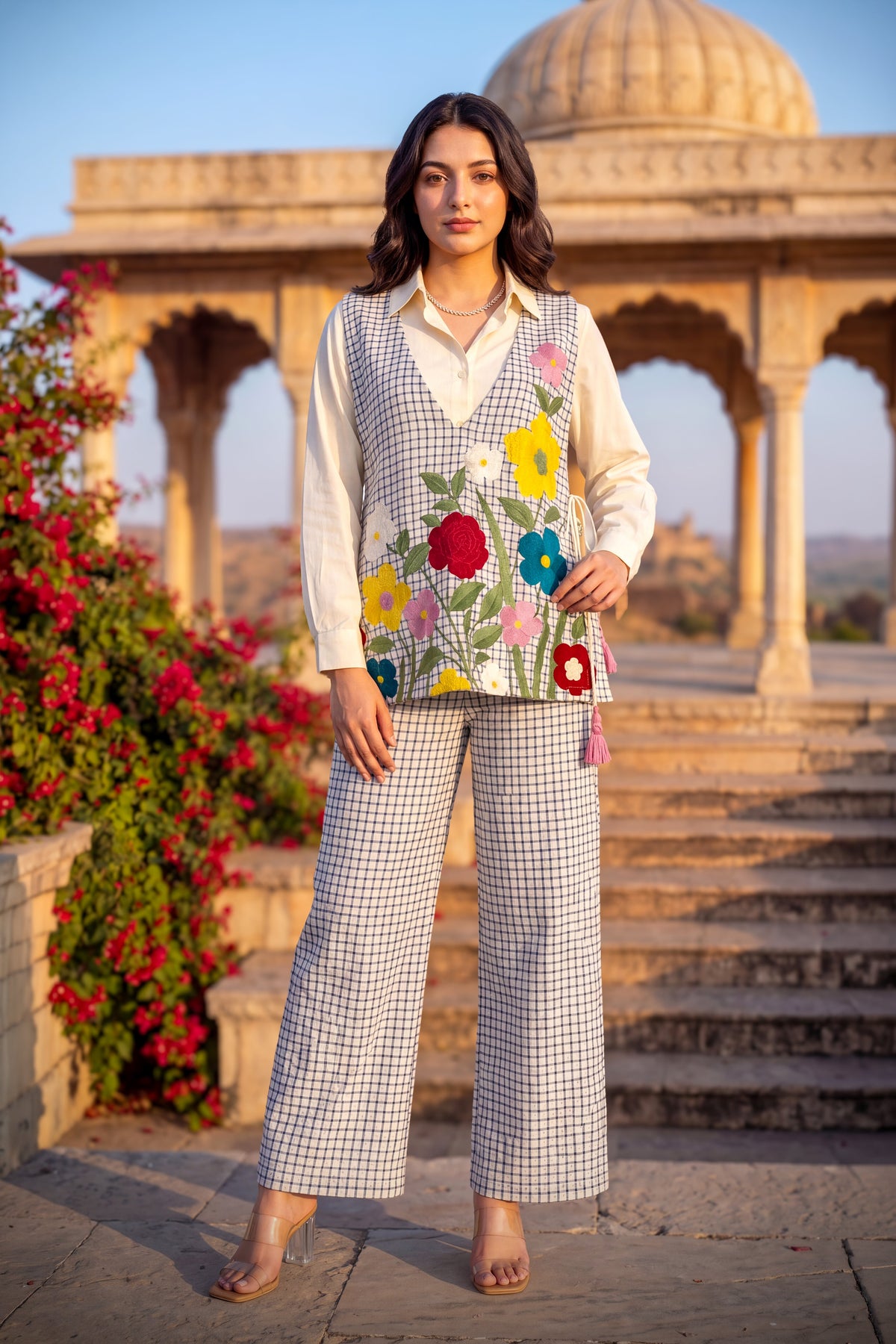 SHEFALI FLORAL PATCHWORK CO-ORD SET
