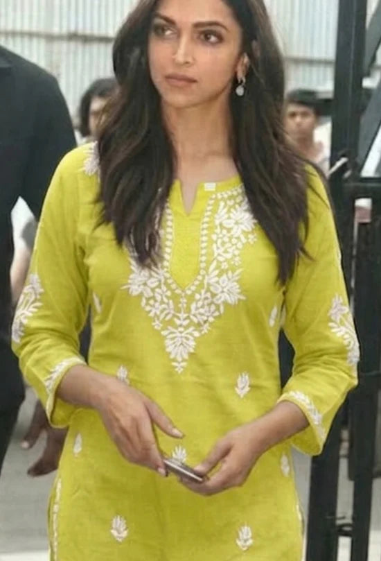 DEEPIKA YELLOW MUL COTTON SHORT TOP