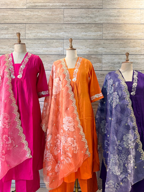 LEILA MUSLIN SUIT SET