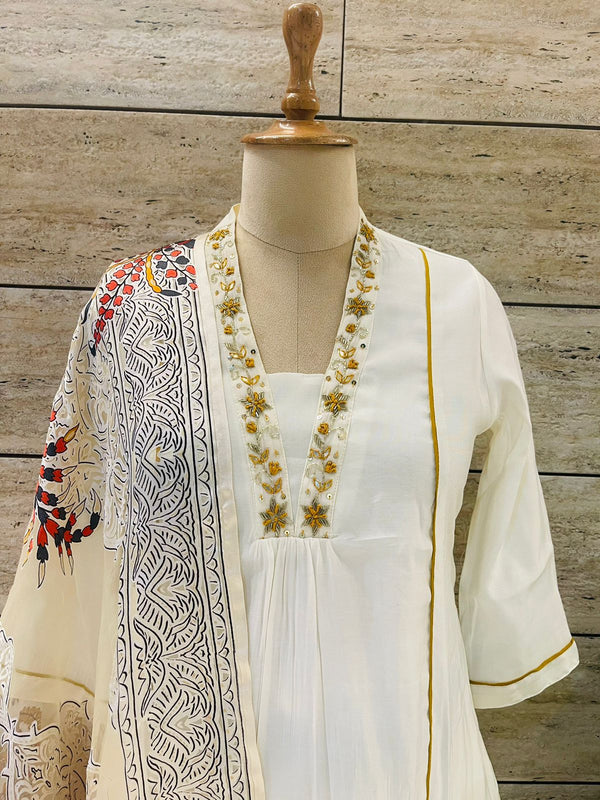 DHARA PREMIUM MUSLIN DUPATTA SET