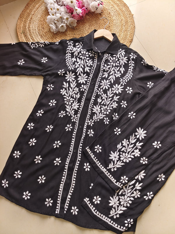 HAYAA BLACK MODAL CO-ORD SET